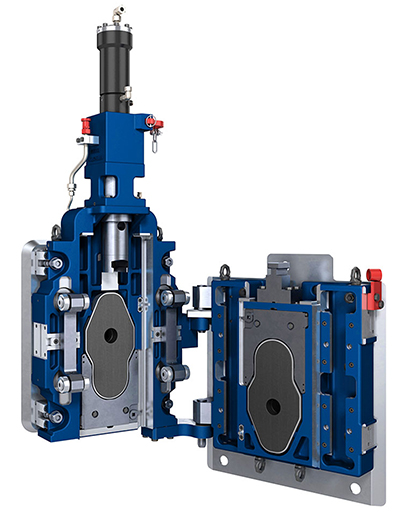 INTERSTOP slide gate flow control