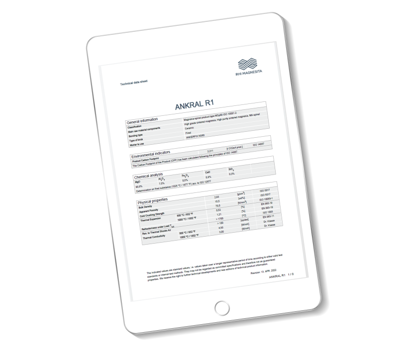 Datasheet Sustainability Mockup