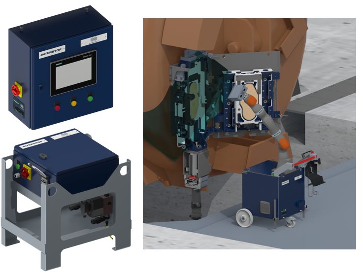 INTERSTOP slide gate flow control
